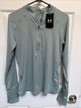 Under Armour Men’s Sage Green Half-Zip Performance Pullover